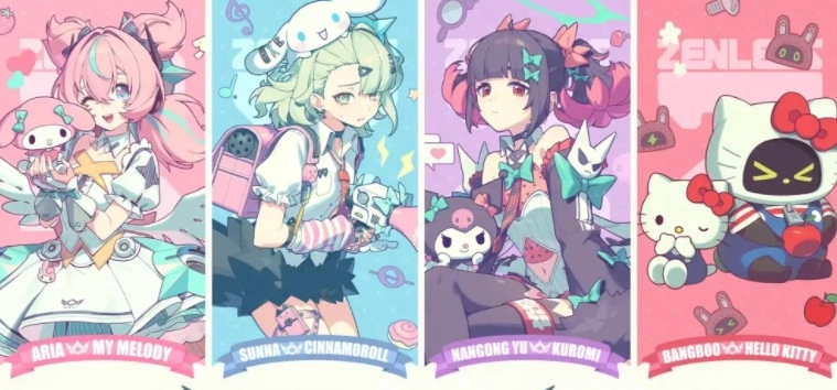 《绝区零》与「三丽鸥」首度携手推出联名周边人气阵营「妄想天使」全新联名设计正式公开