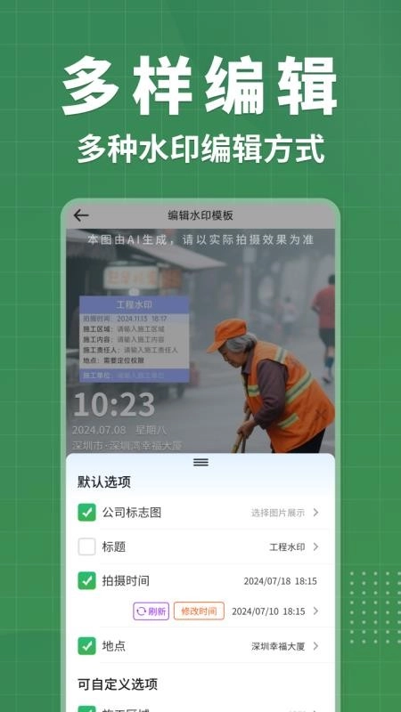 考勤专属水印相机手机正版