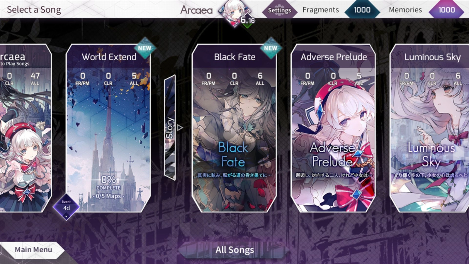 韵律源点arcaea游戏最新版图2