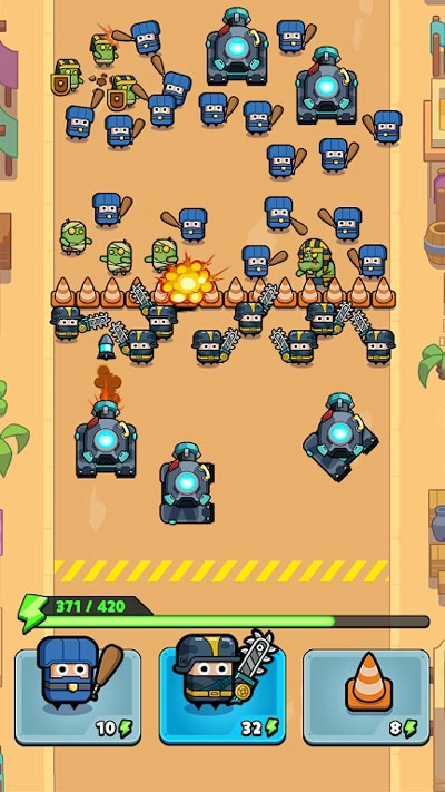 警察大战僵尸图3