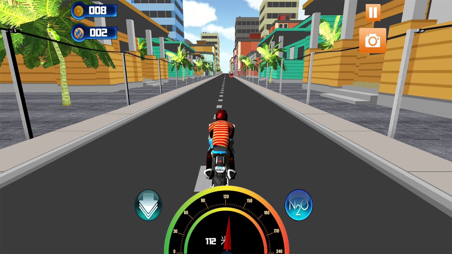 真实公路摩托车3D手游版