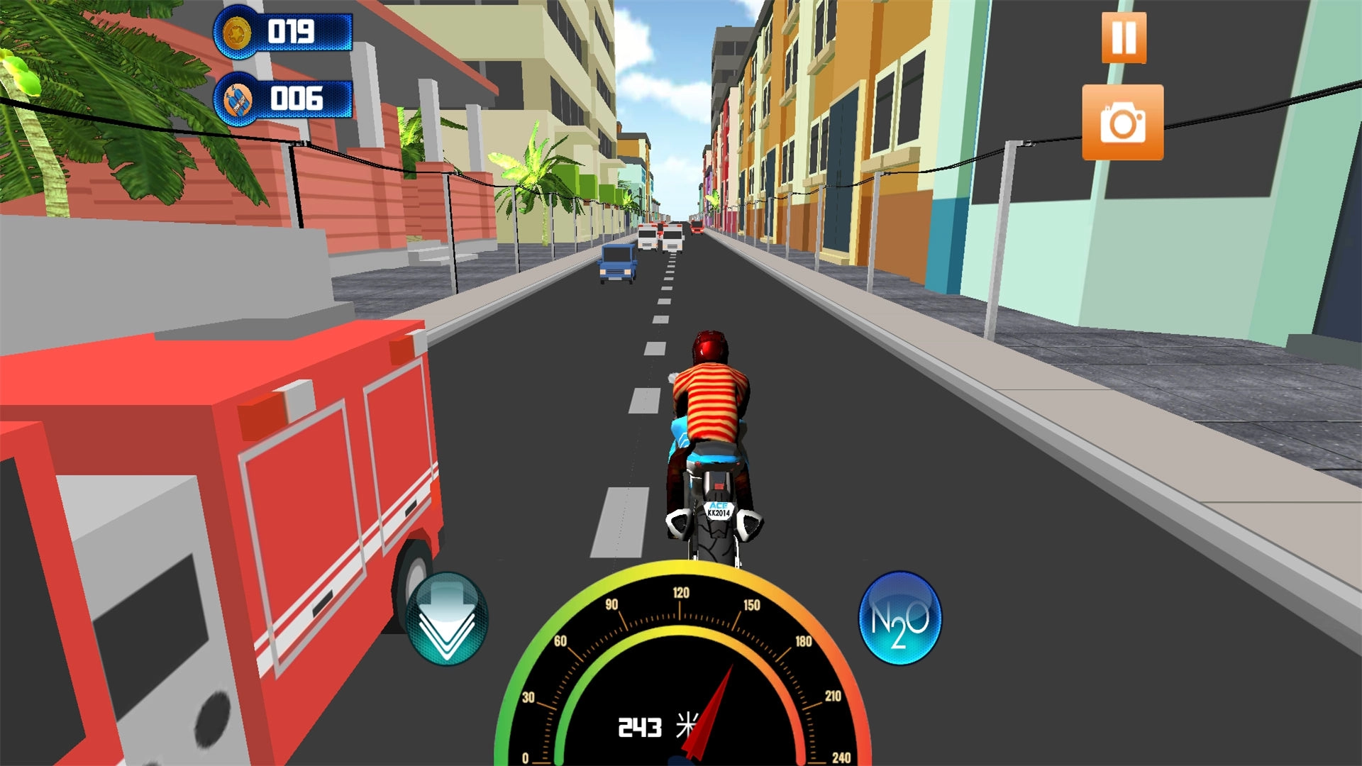 真实公路摩托车3D手游版