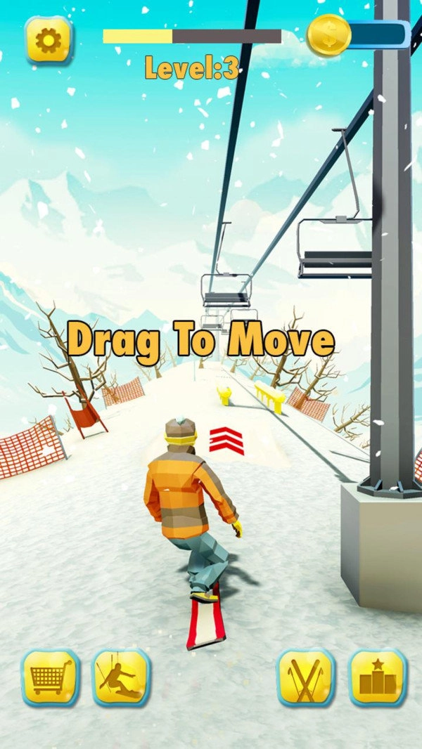 滑雪激斗赛游戏绿色版图1
