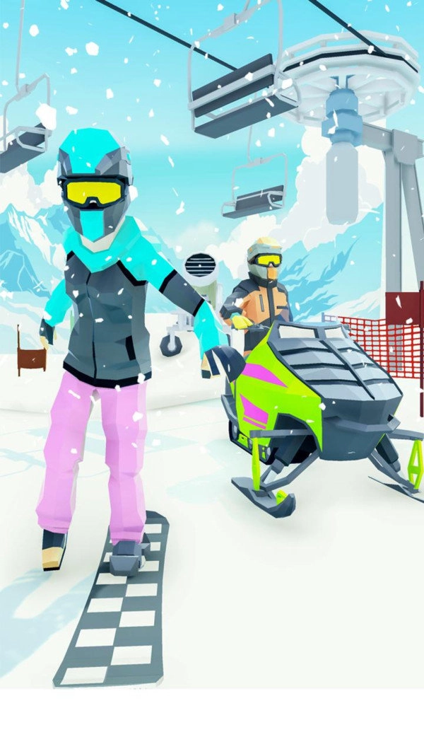 滑雪激斗赛游戏绿色版图2