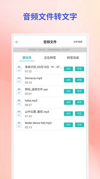 音频转文字翻译官原版