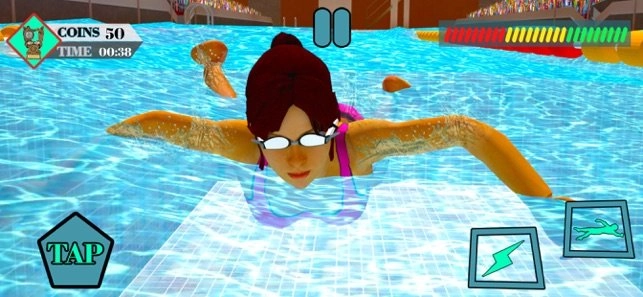 夏季运动游泳比赛游戏最新版图1