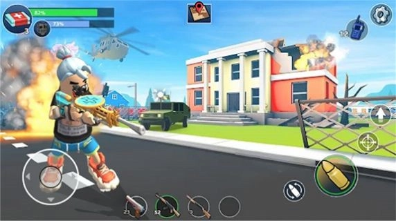 香肠跳伞吃鸡派对原版