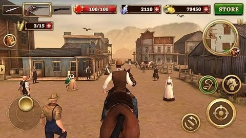 枪火西部最新免费版图2