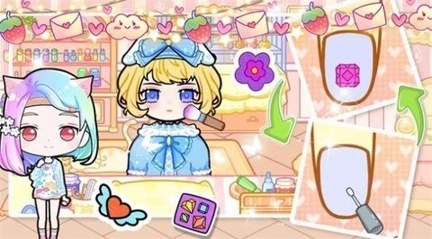 迷你小镇公主美甲正版图1