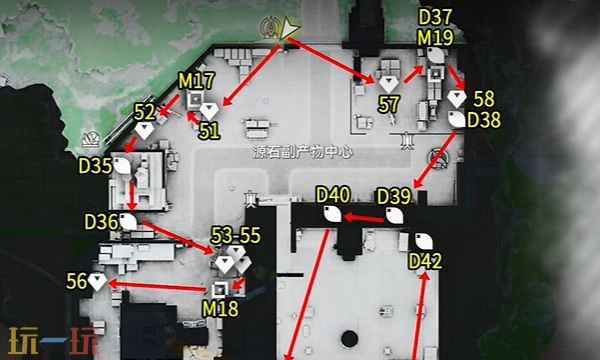 明日方舟终末地源石副产物中心收集路线指南如何高效完成全收集