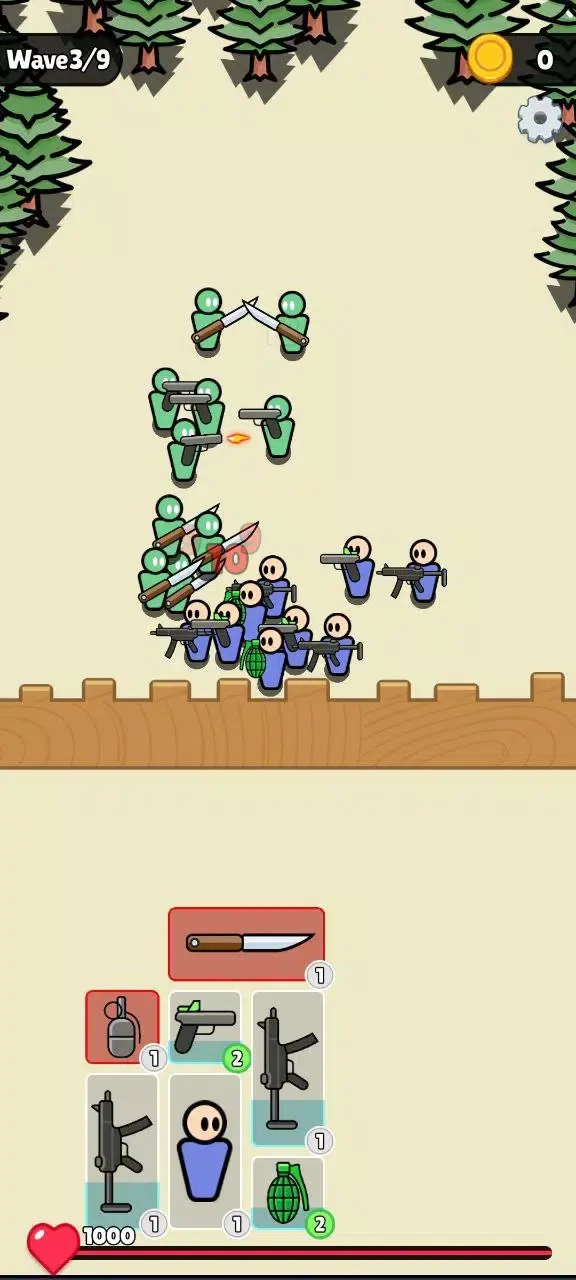 战士背包防御战游戏绿色版图3