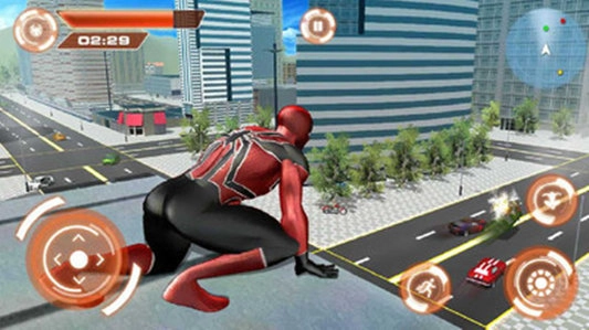 飞行蜘蛛侠游戏绿色版图1