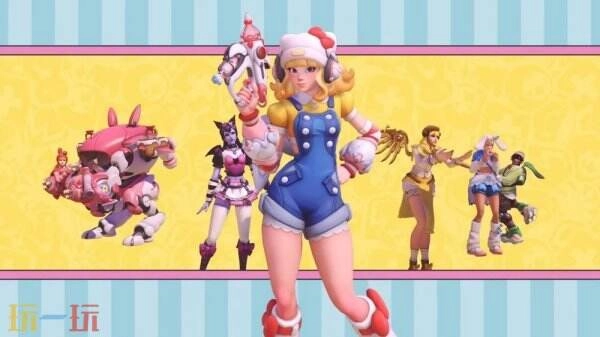 《守望先锋》与三丽鸥的全新联动外观，将于2月11日正式推出