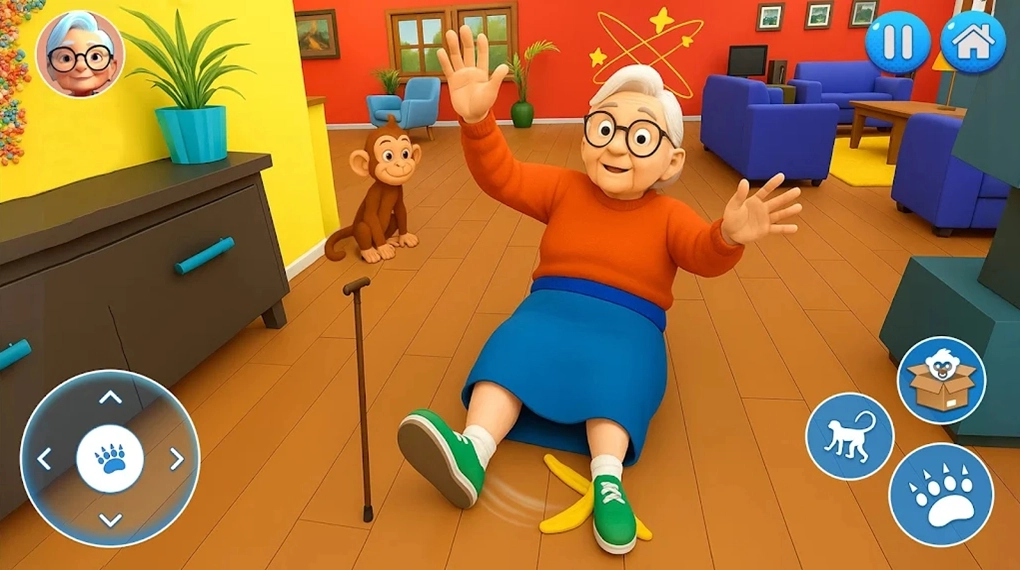 淘气猴子捉弄奶奶（Naughty Monkey Prank Gran）最新免费版