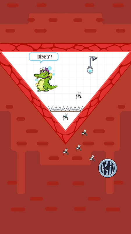 小鳄鱼洗洗澡游戏绿色版图4