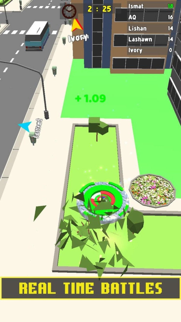 陀螺粉碎战手游版图2