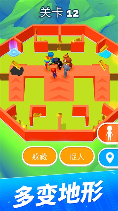 躲猫猫大作战游戏绿色版