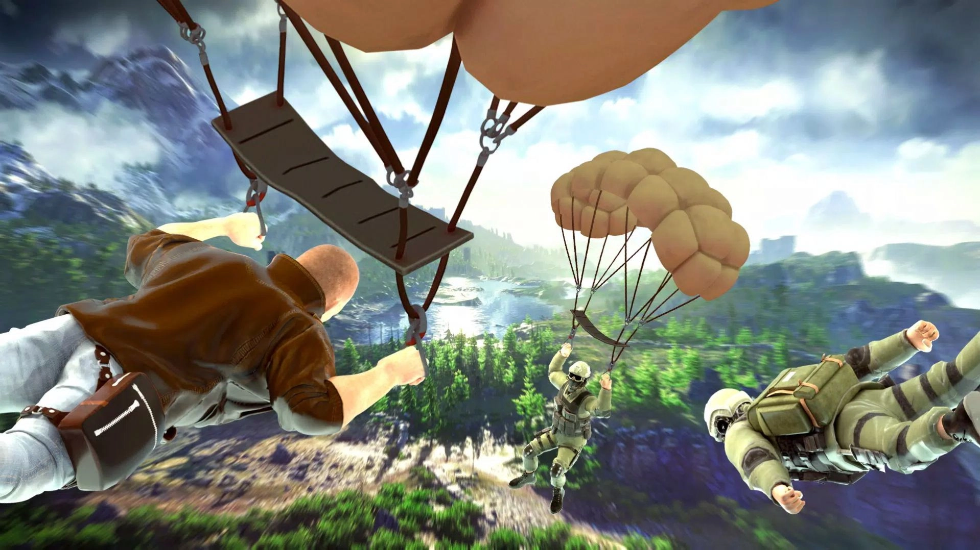 狙击行动跳伞射击手游免费版