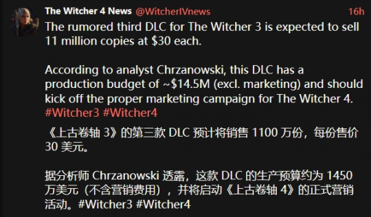 “波兰蠢驴”藏着惊喜，《巫师3：狂猎》第三部DLC即将登场