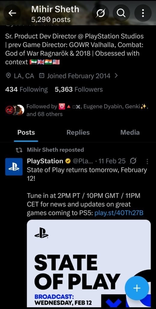 索尼高层口误泄密！下一期StateofPlay或许2月12日举办