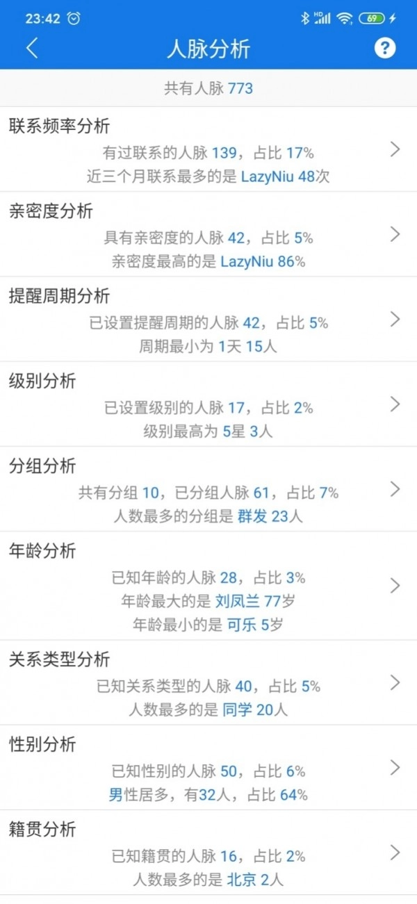 懒牛人脉管家免费版