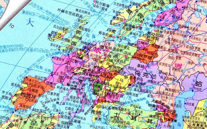 世界地图高清版图2