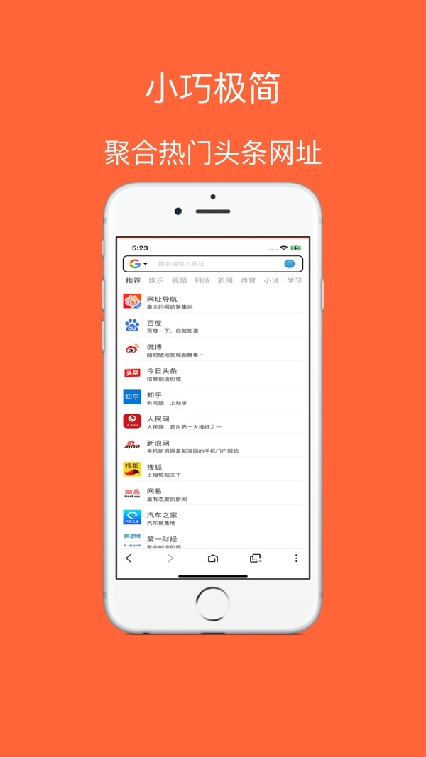飞鸟浏览器手机最新版图1
