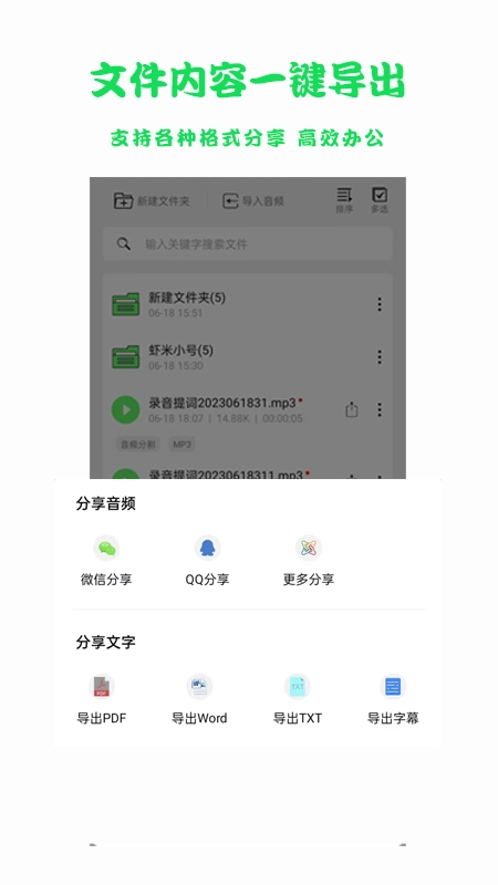 语音转文字导出手机最新版图3