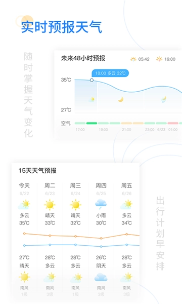 轻简实时天气软件安卓免费版