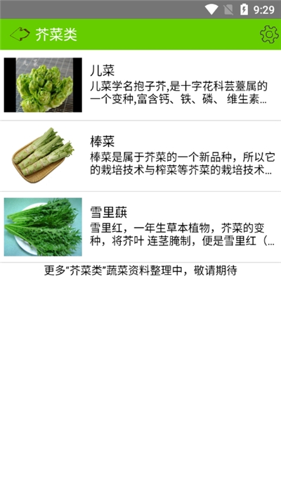 蔬菜百科书大全截图1