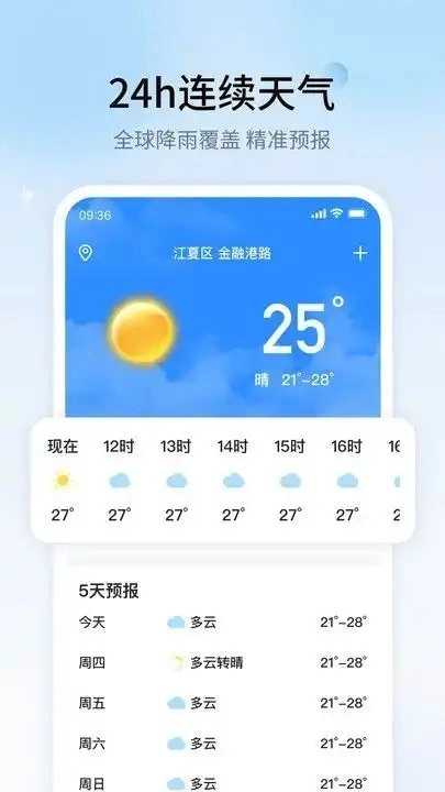 彩旗天气无广告版