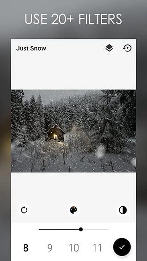 DIY雪花滤镜通用版