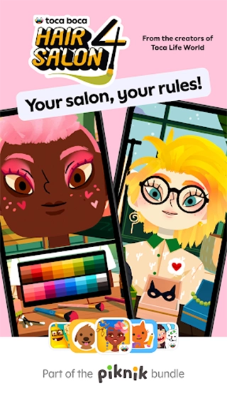 托卡美发沙龙4汉化版(2)