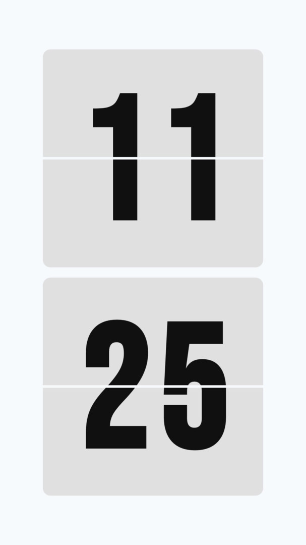极简时钟通用版图1