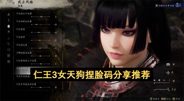 分享仁王3里女天狗的捏脸码并给出推荐
