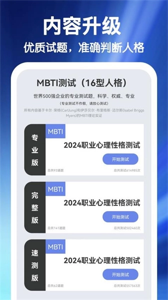 MBTI职业性格心理自测最新版图2