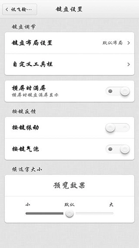 讯飞输入法smartisan定制版截图4