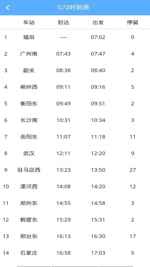 旅行时刻表安卓直装版图3