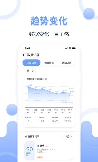 每日体重记录器手机版图2