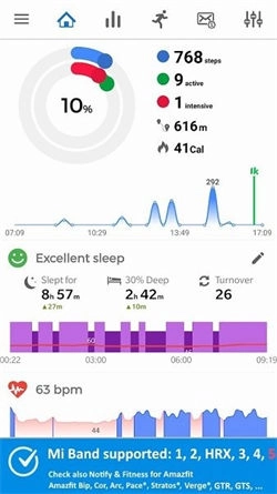 Notify for mi band专业版图4