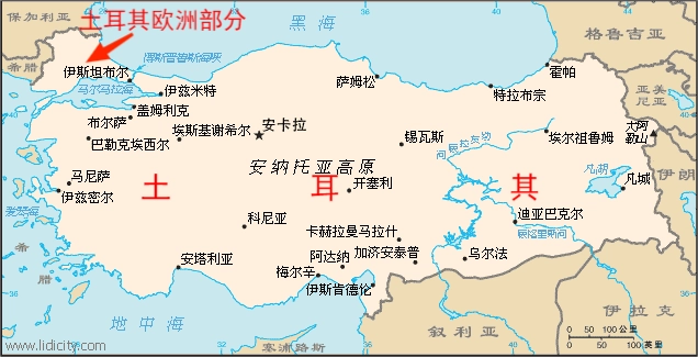 土耳其地图最新免费版图2