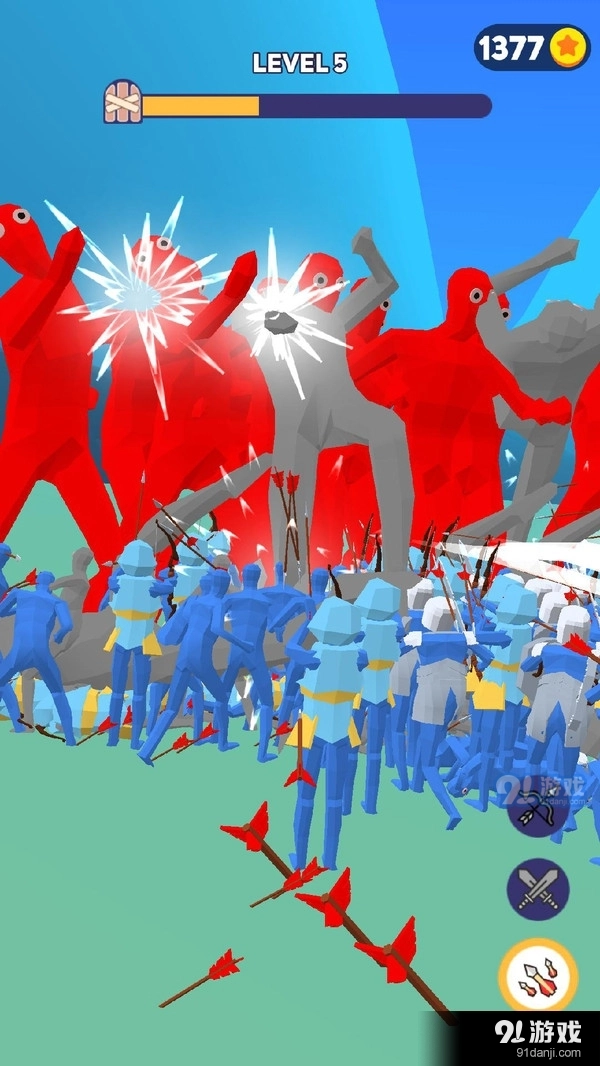 投掷和防守游戏绿色版