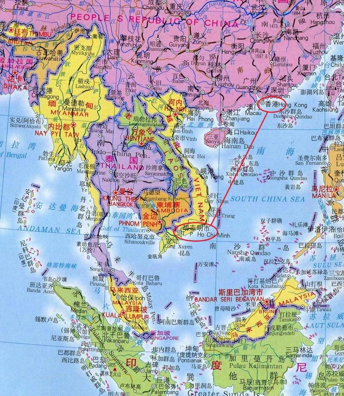 马来西亚地图手机正版图2