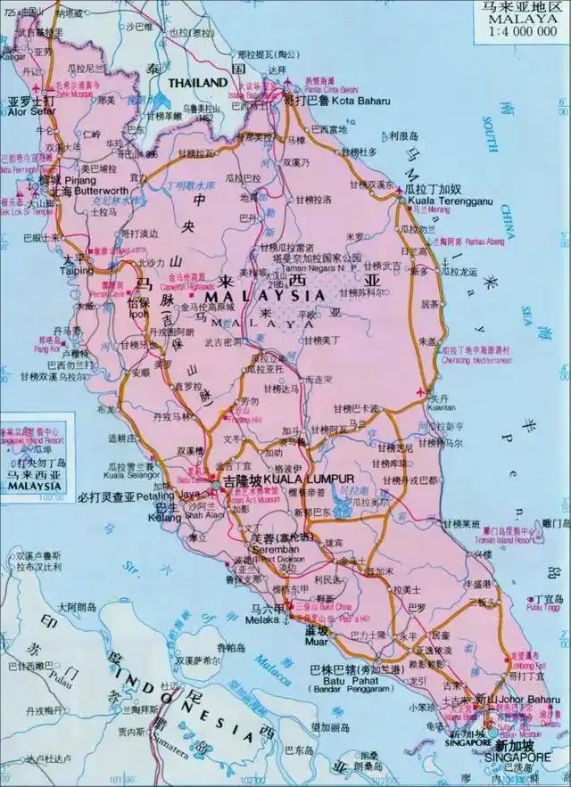 马来西亚地图手机正版图3