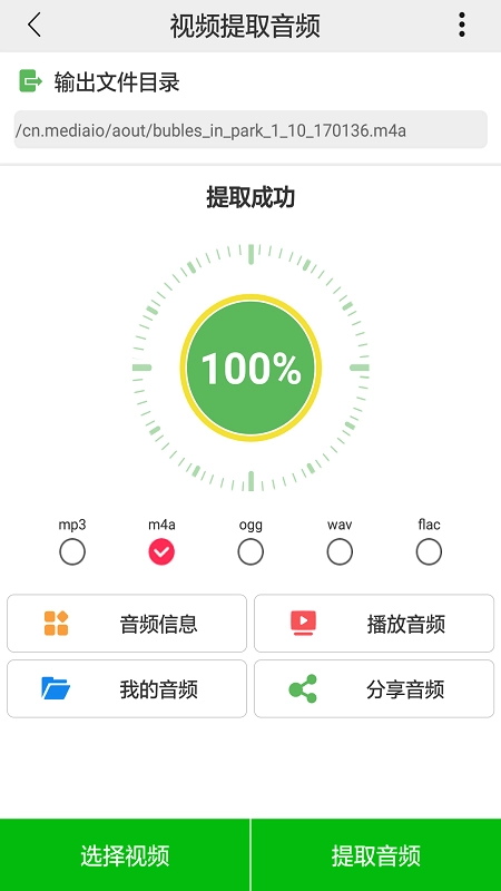 視頻提取音頻截圖3