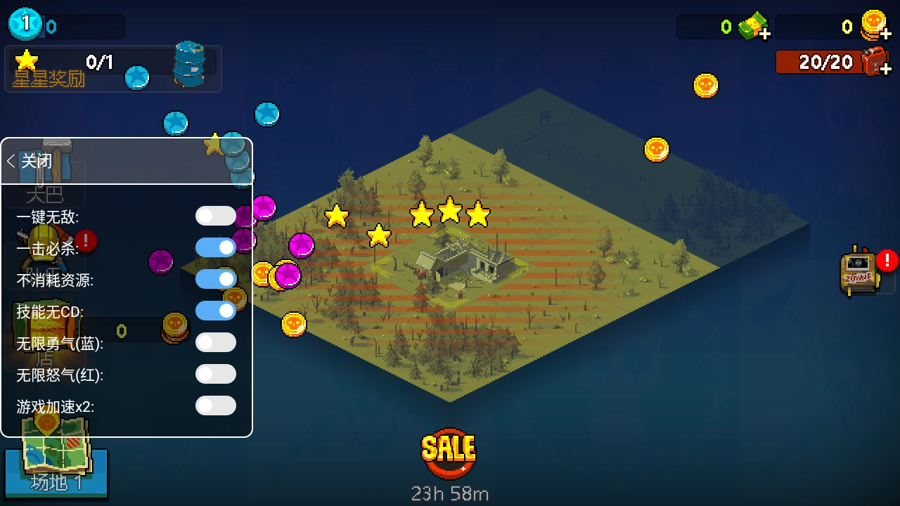 僵尸战争危机MOD菜单正版