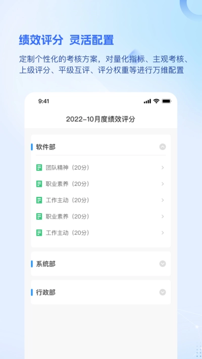 品为绩效考核通用版
