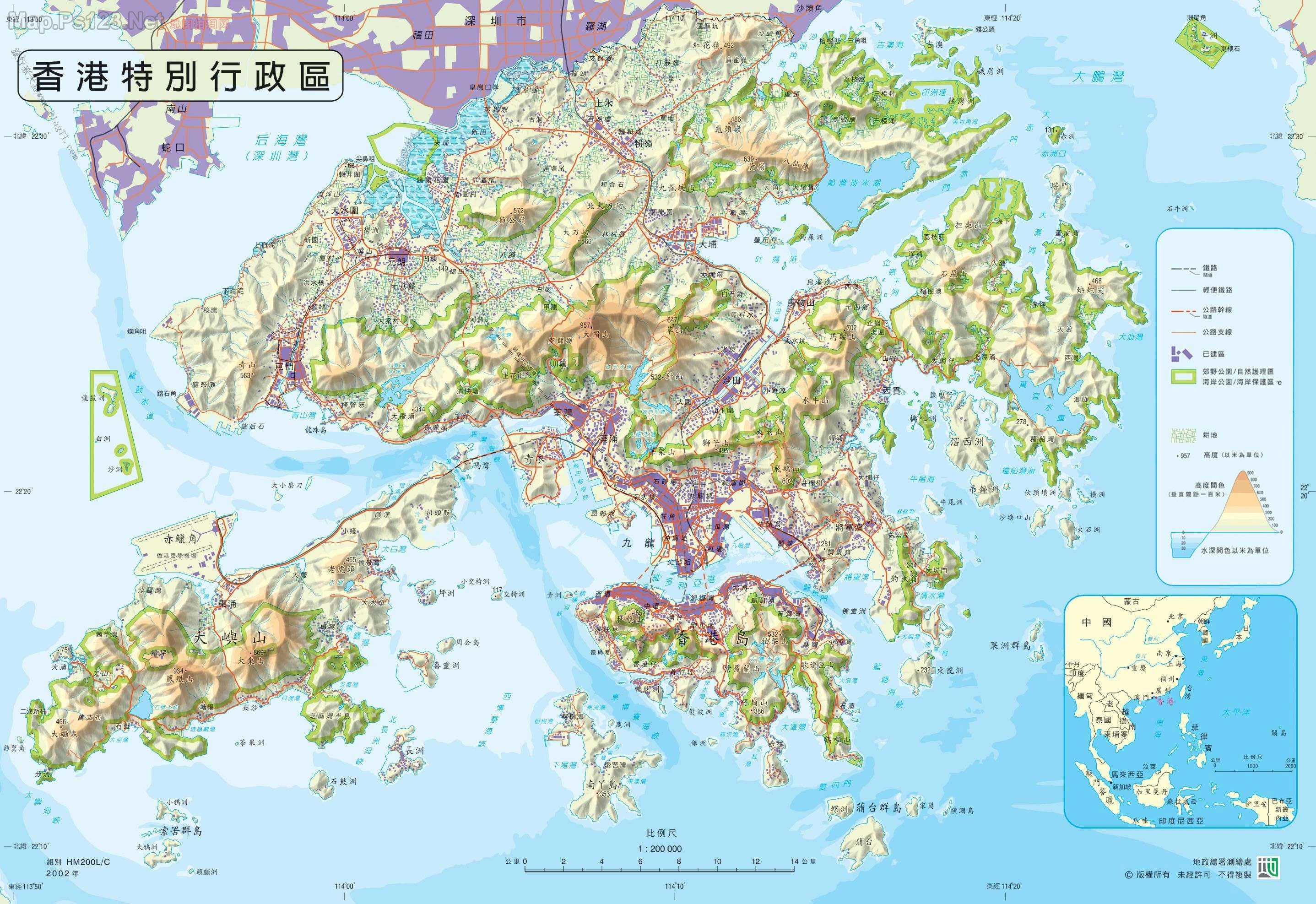 香港地图官方版图2