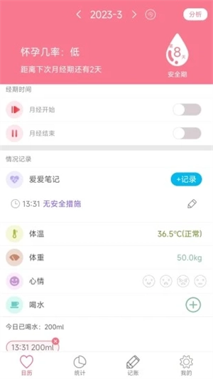排卵期安全期日历官方版