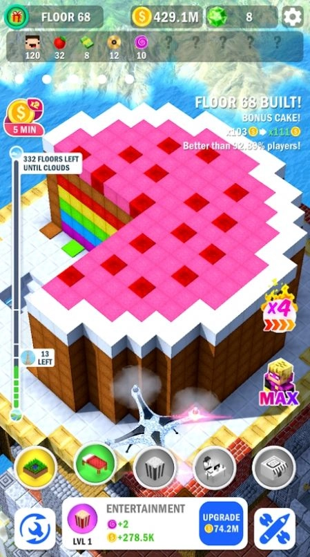 疯狂建造红包版截图2